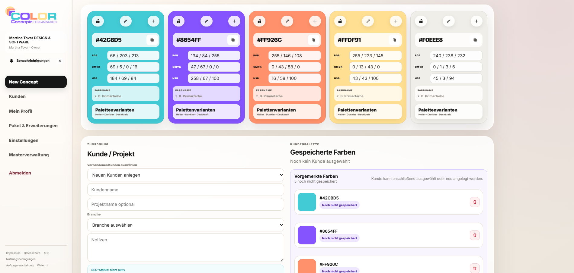 COLOR Concept Brandmanager